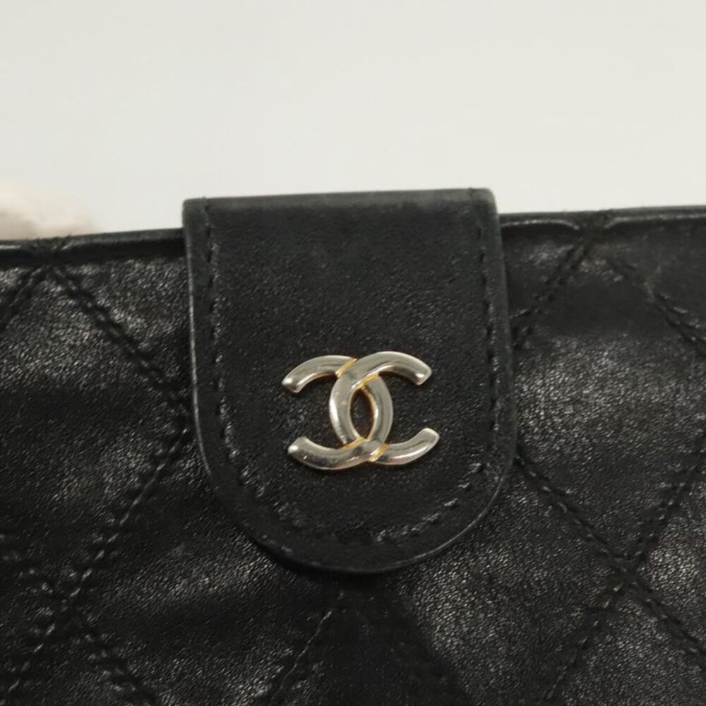 Chanel Coco Mark Black Leather Wallet  (Pre-Owned) - Picture 9 of 16